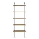Decorotika Piante 5-tier Modern Bookshelf Bookcase Multifunctional Shelving Unit - Black And Oud