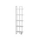 Decorotika Alice 5-tier Corner Bookcase Bookshelf Shelving Unit - White