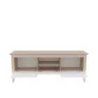 Decorotika Verde 150 Cm Wide Tv Stand Tv Unit Tv Cabinet - Beige And White