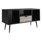 Copley Tv Stand 55In Black Oak
