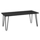 Owen Retro Coffee Table Black Oak