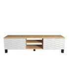 Decorotika LUKas Tv Unit For Tvs Up To 63" - Oak And White
