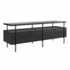 Wainwright Tv Stand 60In Black Oak