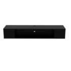 Decorotika Peti 135 Cm Floating Tv Unit Tv Stand Tv Cabinet Storage With Open Shelves - Black