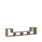 Decorotika Cubicco 120 Cm Adjustable Tv Unit - Oak
