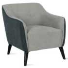Kayden Accent Chair Grey Chenille