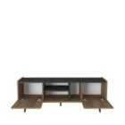 Decorotika - Ecuador Tv Unit For Tvs Up To 70''- Walnut And Beige