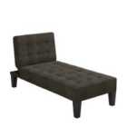 Adalynn Chaise Lounger Grey Linen