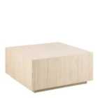 Furniture To Go Dice Square Coffee Table In Light Travertine Effect 90X90X42cm
