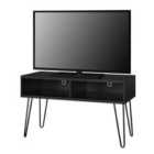 Owen Retro Tv Stand 42" Black Oak
