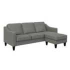 Brighton Sectional Sofa Grey Linen