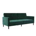 Liam Futon Green Velvet