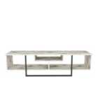 Decorotika Asal 150 Cm Wide Modern Tv Unit For Tvs Up To 63" - Ephesus And Black