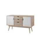 Alford Sideboard With 2 Doors And 3 Drawers - Sonoma Oak