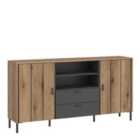 Furniture To Go Arundel Sideboard 2 Door 2 Drawer In Oak/Grey