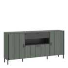 Furniture To Go Arundel Sideboard 2 Door 1 Flap 1 Drawer In Green/Grey