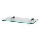 Harbour Housewares Floating Glass Wall Shelf - 40Cm