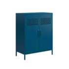 Annie Cabinet 2D Deep Blue Ocean Metal