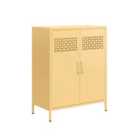 Annie Cabinet 2D Deep Sun Yellow Metal