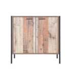 Stretton 2 Door Sideboard - Rustic Oak