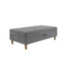 Hartford Storage Ottoman Chenille Grey