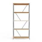 Leyo 5 Tier Storage Rack Wotan Oak
