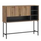 Furniture To Go Arundel Bar Table With 1 Flap In Oak/Grey