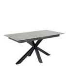 Furniture To Go Heaven Extendable Dining Table With Ceramic Grey Top 168cm