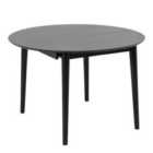 Furniture To Go Montreux Round Dining Table In Black