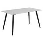 Furniture To Go Wicklow Ceramic Dining Table Brown/Black