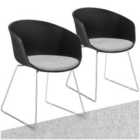 Tectake Logart Dining Chair Set Of 2