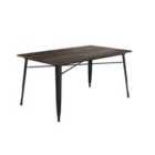 Fusion Rectangular Dining Table Black