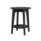 Vasagle Small Round Table For Living Room - Black