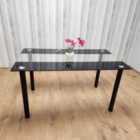 Kosy Koala Dining Table Clear Glass Kitchen Place For 6 Seats, Dining Table Only (clear H 75 X L 140 X W 80 Cm)