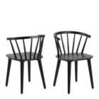 Furniture To Go Ida Dining Chair In Black Set Of 2