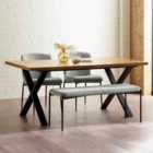 Julian Bowen Leonie Bench - Grey