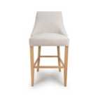 Furniture Link Cole Bar Chair Linen