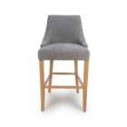 Furniture Link Cole Bar Chair Grey