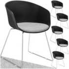 Tectake Logart Dining Chair Set Of 6