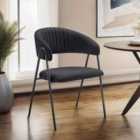 Tectake Bedano Dining Chair Black Set Of 6