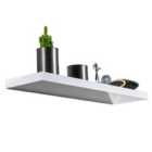 Innoteck 60cm High Gloss White Floating Wall Shelf