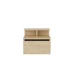 Decorotika Alice Floating Nightstand Bedside Table With Drawer - Oak