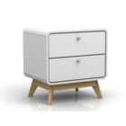 Loft24 Cassie Nightstand White