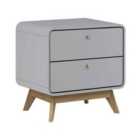 Loft24 Cassie Nightstand Grey