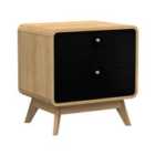 Loft24 Cassie Nightstand Oakblack