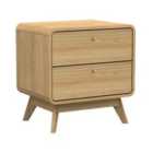 Loft24 Cassie Nightstand Oak