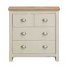 Lisbon 2+2 Drawer Chest - Cream
