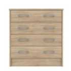 Heartlands Furniture Bardalona Chest Oak Effect
