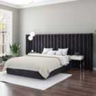 Aspire Grandeur Headboard In Plush Ebony