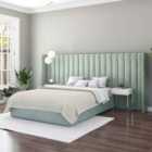 Aspire Grandeur Headboard In Plush Duck Egg